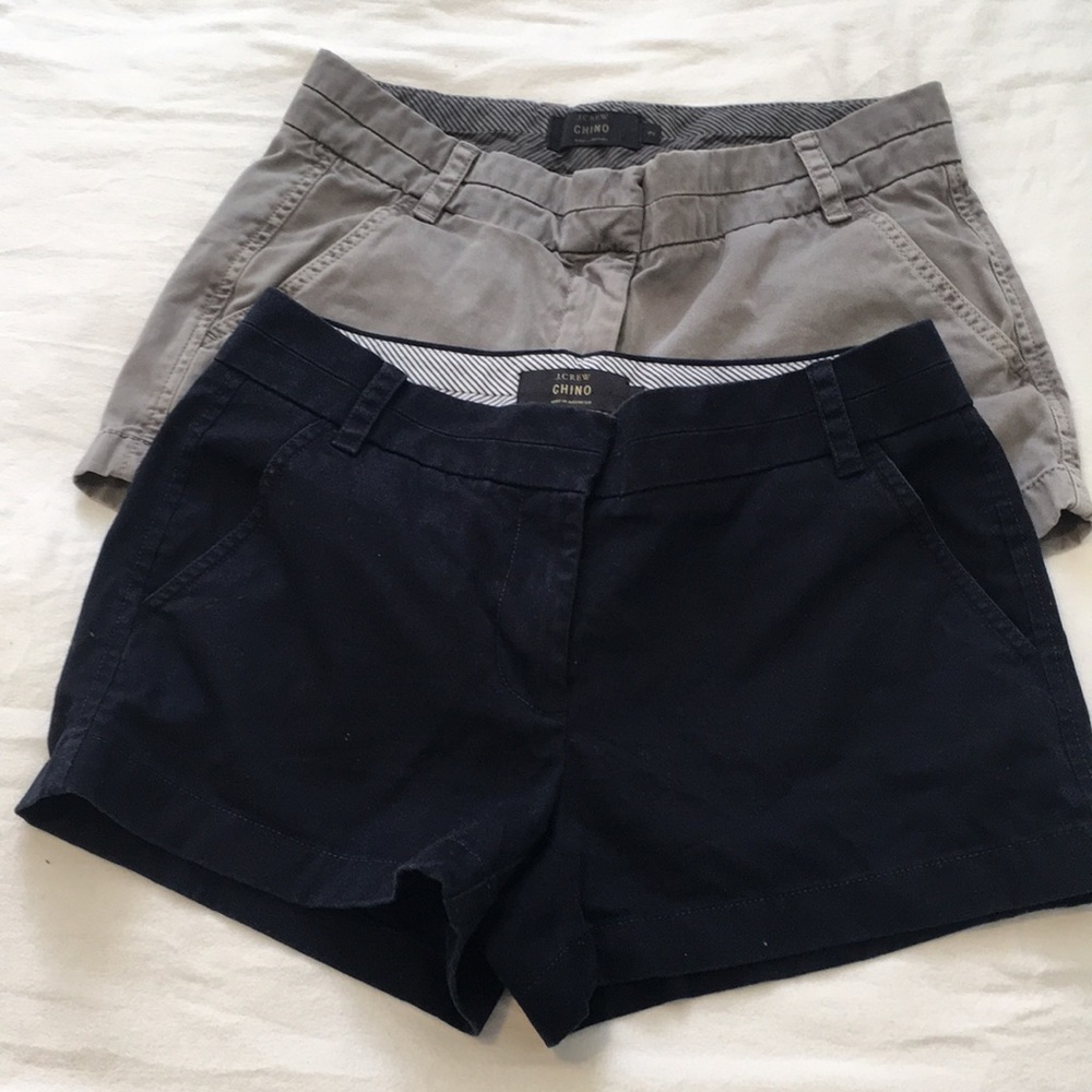 Lot of 2 J Crew chino shorts